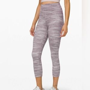 Lululemon Align Crop- Space Dye; size 6